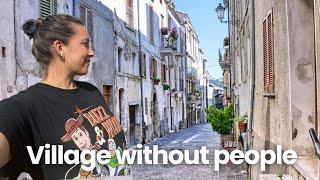 ITALY VLOG - We visit a abandoned medieval village and try authentic Italian pasta at Nona's house