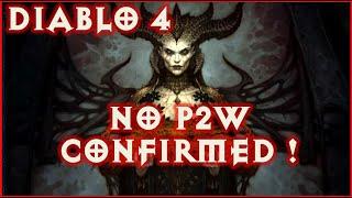 Diablo 4 NO Pay 2 Win Confirmed! Paragon cap!