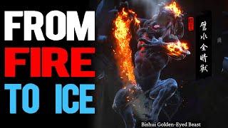 Bishui Golden-Eyed Beast — How to Change the Boss from Fire to Ice (Black Myth Wukong)