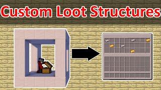 How to make a Structure with a custom Loot Table | Mcreator Tutorial