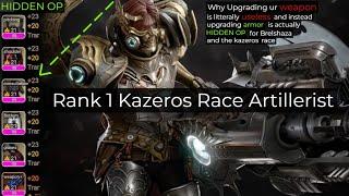 Lost ark Rank 1 Kazeros race artillerist explaining why its LITTERALLY Useless to upgrade ur weapon.