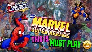 Marvel Vs Capcom Fighting Collection ~ Marvel Super Heroes IS  - SPIDERMAN Combos & ONLINE Matches