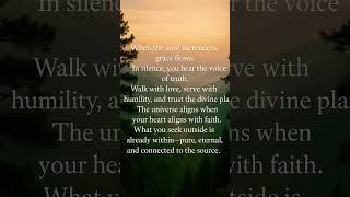 Divine Wisdom in 50 Words – A Spiritual Message for the Soul  #divine #quotes #lifepurpose