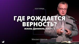 Проповедь «Где рождается верность? Жизнь Даниила. Часть 2» | Михаил Щапов | 13.10.2024