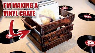 Making a Wooden Steampunk Vinyl Storage Crate - Ear Candy!