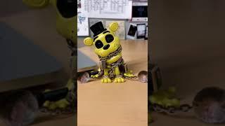 golden freddy makeover  #youtooz #collectibles #fnaf #freddy #freddyfazbear #collection #shorts