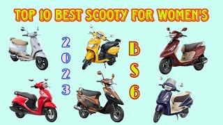 Top 10 Best Scooter for Women's Weightless and Easy Comport Bike's From Honda,TVS,Yamaha,Hero, Vespa