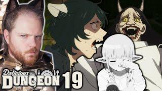 CAT GIRL CURSES AND NIGHTMARES | Delicious in Dungeon Reaction Episode 19 [ENG DUB]