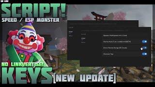 [New! ] Keys Script Exploit  No Linkvertise! Player Speed / ESP Monster  PC & Mobile! (2024)