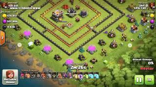 Clash of clans best attack with only two defense by (JAY D)