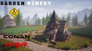 Conan Exiles: Barden Winery (Speed Build/ No mods)