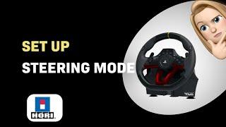 How to Setup PS4 Steering Mode on Hori Racing Wheel APEX