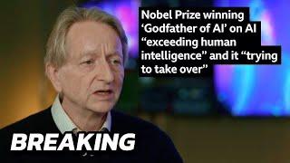 ‘Godfather of AI’ on AI "surpassing human intelligence" and the risk of it "trying to take over"