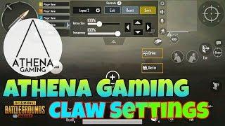 ATHENA Gaming PUBG Settings | ATHENA Gaming Pro Sensitivity & Claw Settings | PUBG MOBILE