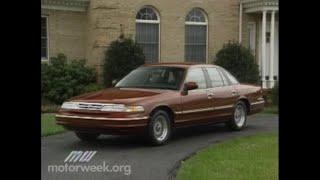 Motorweek 1995 Ford Crown Victoria Road Test