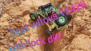 wltoys 12428 test with lock diff -Anddy 2310 #wltoys12428test #RcWltoys12428