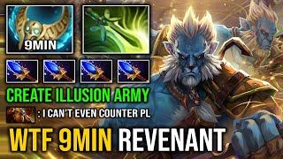 WTF 9MIN REVENANT Create Illusion Army Unlimited Crit 100% Can't Stop Phantom Lancer Dota 2