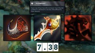 Epic Late Game Tier 5 Minotaur Horn Lifestealer + Rapier DMG Dota 2