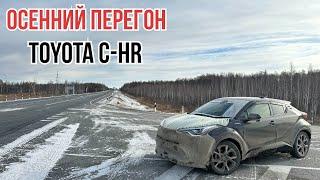 Осенний перегон TOYOTA C-HR, японские санкции