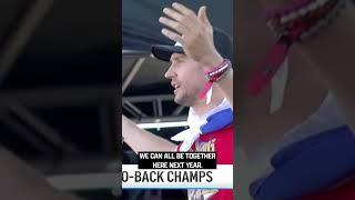 Bob's already eyeing a THREE-PEAT 