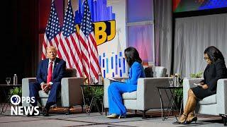 WATCH FULL EVENT: Trump speaks at National Association of Black Journalists conference in Chicago