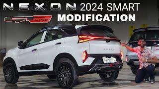 NEXON 2024 SMART GT LINE UPGRADE WITH TATA GENUINE POWER WINDOW,ORVMS,ALLOYS & CONNECTING LIGHT