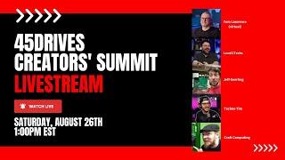 45Drives Creators' Summit - Livestream