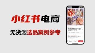 小红书无货源电商全套教程拆解，小红书无货源开店的选品推荐，利润对比，快速打造小红书爆品