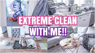 EXTREME CLEAN WITH ME 2024 | MESSY HOUSE CLEANING | SPEED CLEANING MOTIVATION