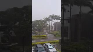 Heavy rainfalls at Saint Pierre