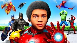 Adopted by SUPERHEROES in GTA 5!