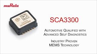 SCA3300 Accelerometers Automotive qualified with advanced self diagnostics