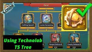 Using Technolab Upgrading T5 Tree Lords Mobile ! Using Technolab Increasing Might Lords Mobile F2P