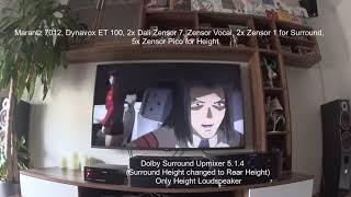 Evangelion 1.11 Auro 3D, Dolby Surround, Neural-X Upmixer comparison