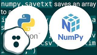 Dump a NumPy array into a csv file