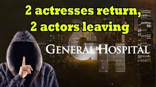 General Hospital Spoilers: 2 actresses return, 2 actors leaving
