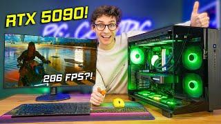 The MOST POWERFUL Gaming PC EVER!  RTX 5090 Build w/ Gameplay Benchmarks