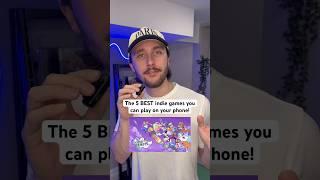The 5 BEST indie games you can play on your phone!  #gamingshorts #videogames #indiegames