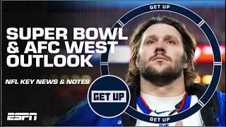  BELIEVE IT?!  Josh Allen leads Bills to a Super Bowl + AFC West OUTLOOK! | Get Up