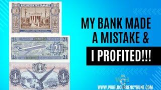 My Bank Made A Mistake & I Profited!!! My World Currency Collection - 2025 @worldcurrencyhunt