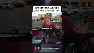 that's one BIG greenscreen!