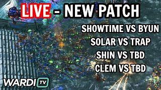 LIVE : WARDITV NEW PATCH PLAYOFFS - CLEM, SHOWTIME, SOLAR & MORE [StarCraft 2]