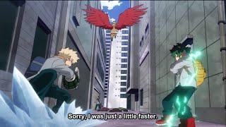 Deku, Bakugo and Todoroki training with Endeavor in the internship of the  Endeavor Agency || MHA S5