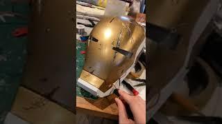 Working led eyes for mark 39 iron man helmet #3dprinting #ender3pro #ironman #printing #cosplay