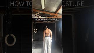 Simplest thing makes the biggest difference #correctposture #bodyweighttraining #posture