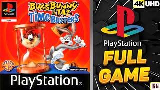 Bugs Bunny & Taz: Time Busters | PS1 | 4K60ᶠᵖˢ UHD | 100% Longplay Walkthrough  Full Movie Game