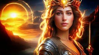 Theia - Titaness of sight and shining light, mother of the sun, moon, and dawn