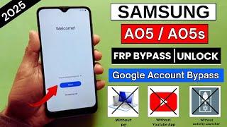 Samsung A05/A05s Frp Bypass Without Pc - 2025 Google Account Unlock Android 13/14