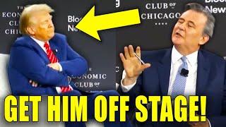 Host VISIBLY DISTURBED as Orange Trump Suffers SHOCKING EPISODE On Stage!