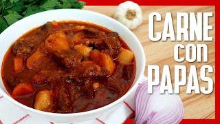  Cómo Hacer CARNE CON PAPAS ► Receta de Carne de Res Guisada